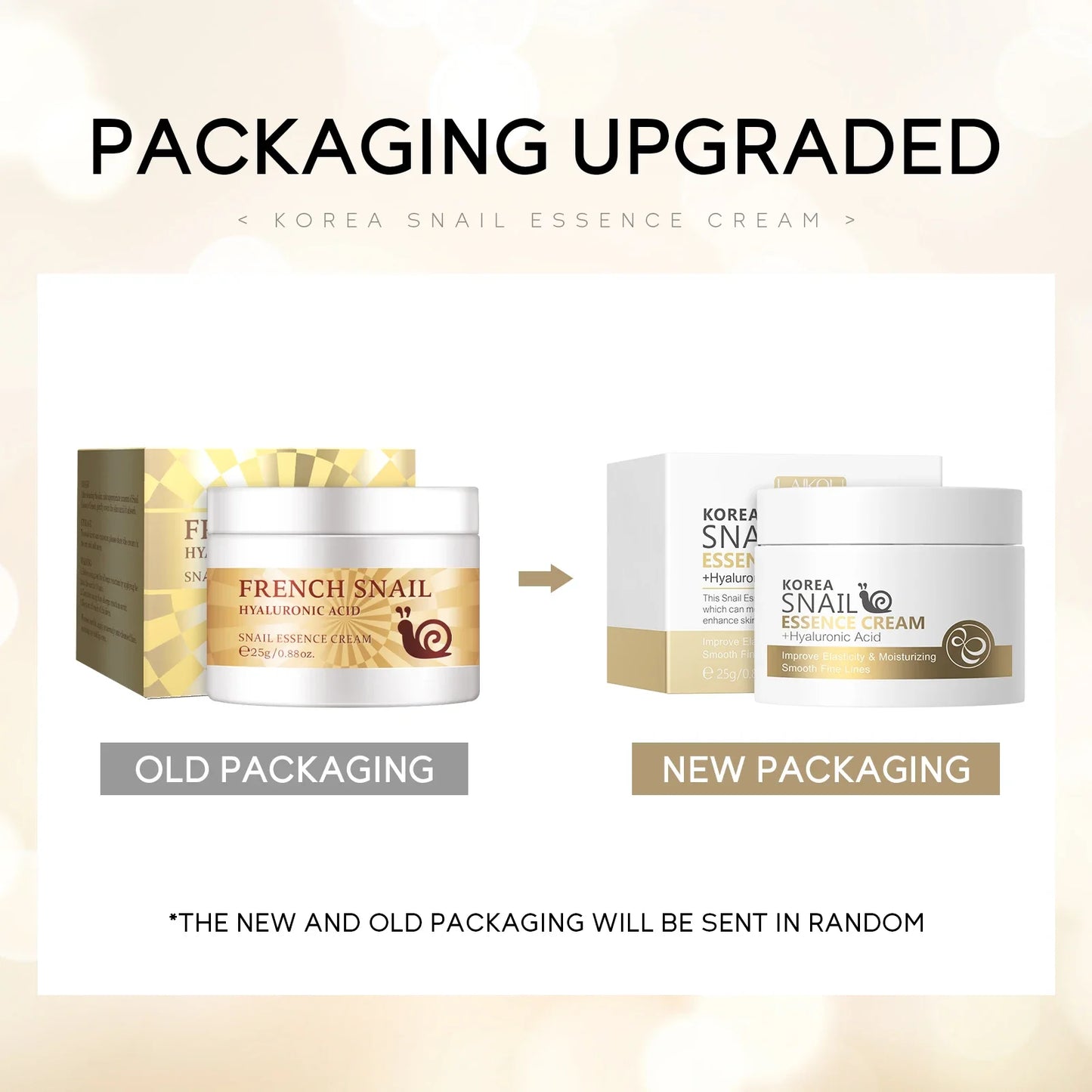 Snail Collagen Anti-Aging Day Cream – Moisturizing, Repairing & Brightening Skincare for Firm, Smooth Skin