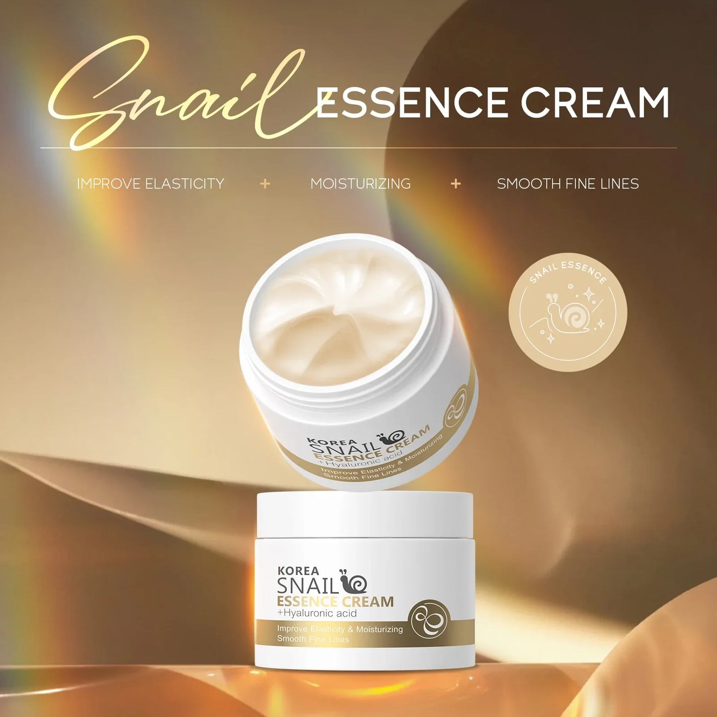 Snail Collagen Anti-Aging Day Cream – Moisturizing, Repairing & Brightening Skincare for Firm, Smooth Skin