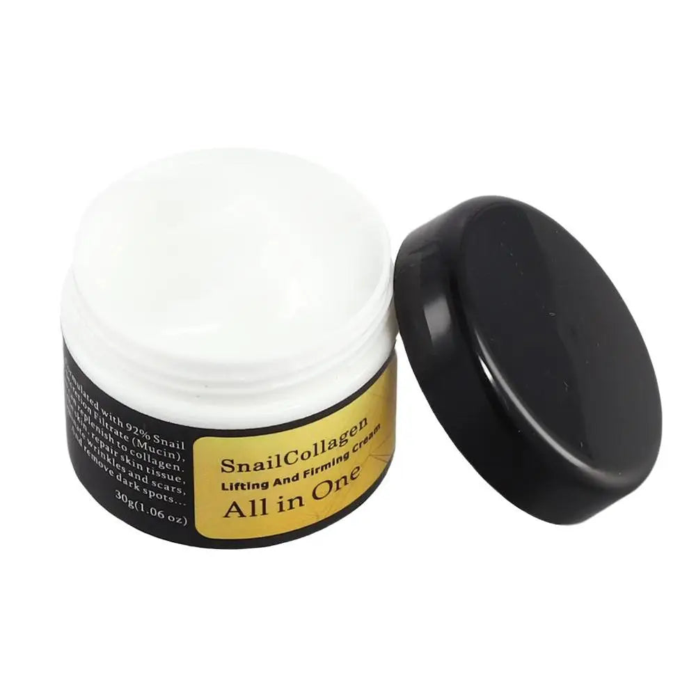Snail Radiance Duo – Korean Collagen Essence & Firming Cream Set for Hydration, Repair & Anti-Aging
