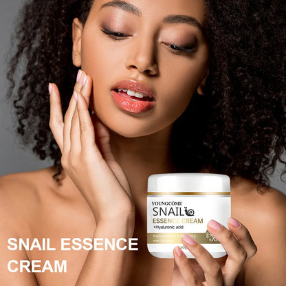 Snail Essence Cream – Hyaluronic Acid & Retinol Moisturizer for Firming, Whitening & Skin Repair