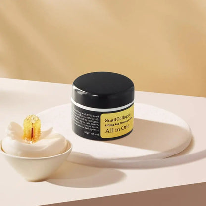 Snail Radiance Duo – Korean Collagen Essence &amp; Firming Cream Set for Hydration, Repair &amp; Anti-Aging