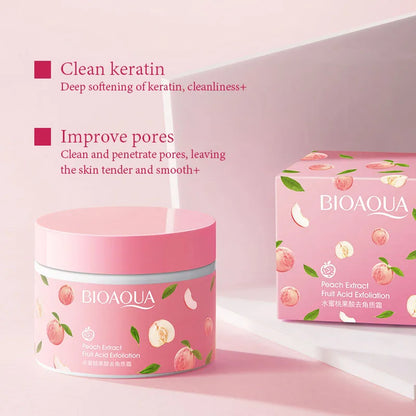 Honey Peach Exfoliating Cream – Facial & Body Scrub for Smooth, Glowing Skin