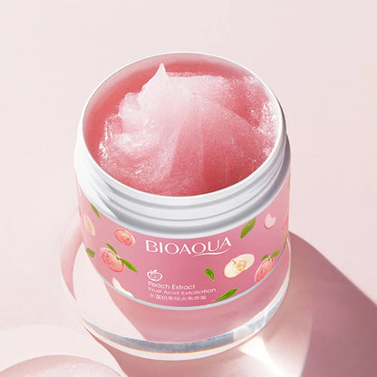 Honey Peach Exfoliating Cream – Facial & Body Scrub for Smooth, Glowing Skin