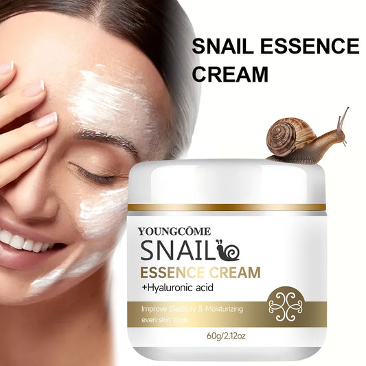 Snail Essence Cream – Hyaluronic Acid & Retinol Moisturizer for Firming, Whitening & Skin Repair