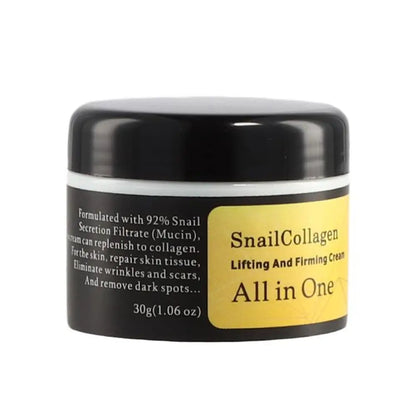 Snail Radiance Duo – Korean Collagen Essence &amp; Firming Cream Set for Hydration, Repair &amp; Anti-Aging