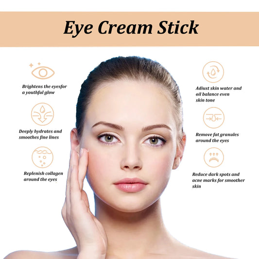 Snail Collagen Eye Cream Stick – Fade Wrinkles, Dark Circles & Puffiness