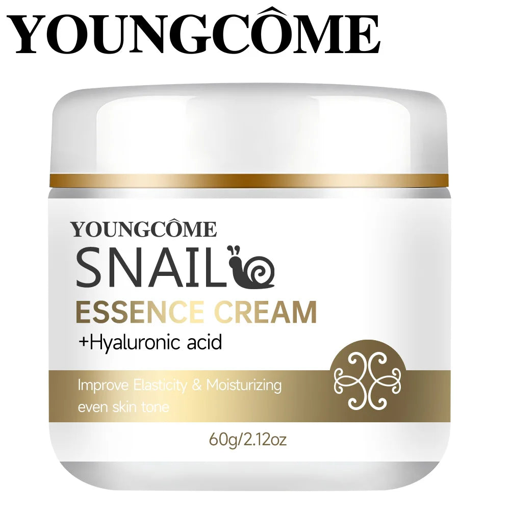 Snail Essence Cream – Hyaluronic Acid & Retinol Moisturizer for Firming, Whitening & Skin Repair