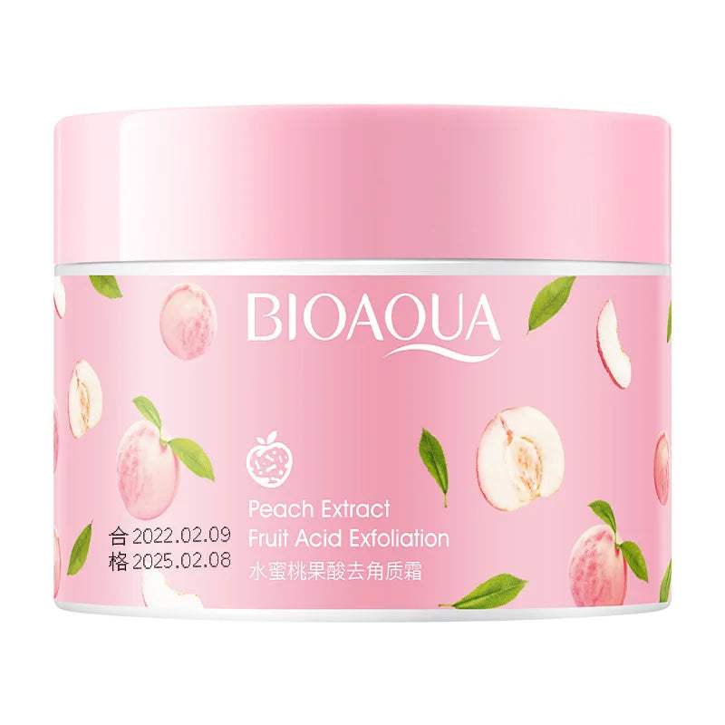 Honey Peach Exfoliating Cream – Facial & Body Scrub for Smooth, Glowing Skin